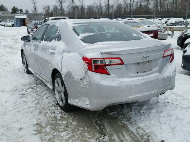 4T1BF1FK7DU655580 - 2013 TOYOTA CAMRY L SILVER photo 3