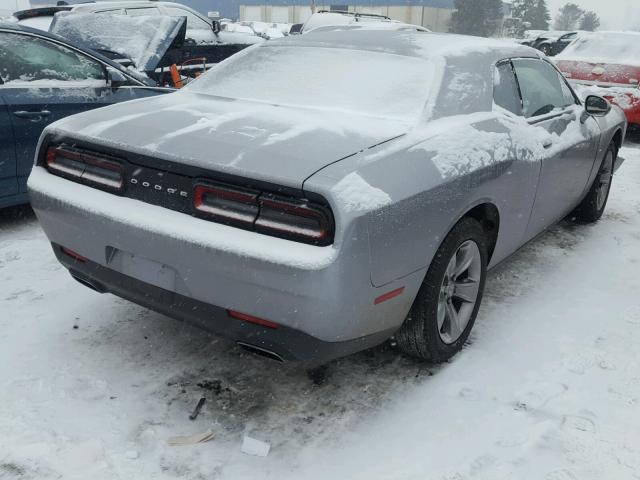 2C3CDZAGXGH285091 - 2016 DODGE CHALLENGER SILVER photo 4