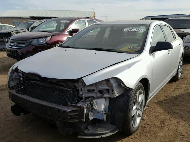 1G1ZG57B794155764 - 2009 CHEVROLET MALIBU LS SILVER photo 2