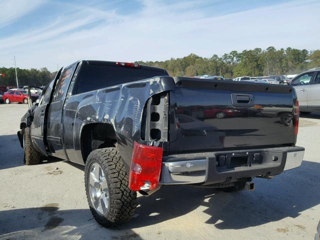 1GCEK390X9Z157919 - 2009 CHEVROLET SILVERADO BLACK photo 3