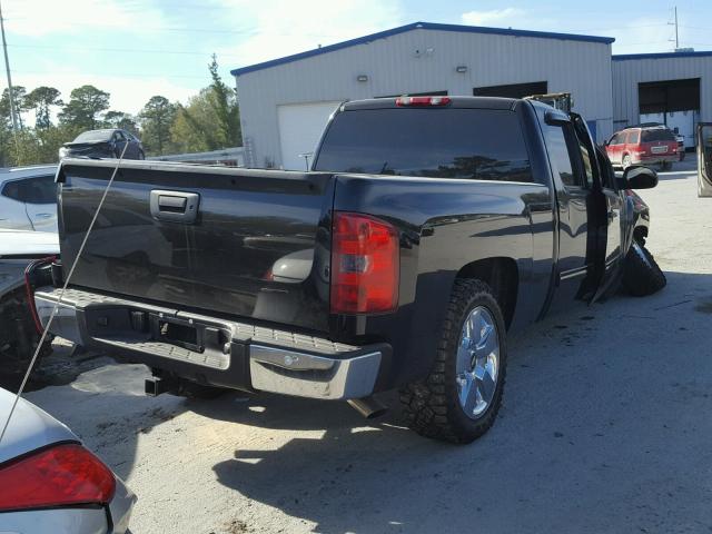 1GCEK390X9Z157919 - 2009 CHEVROLET SILVERADO BLACK photo 4