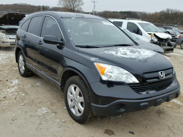 JHLRE38337C034860 - 2007 HONDA CR-V LX BLACK photo 1