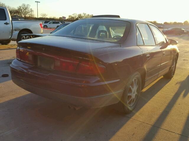 2G4WF5217W1516182 - 1998 BUICK REGAL GS MAROON photo 4