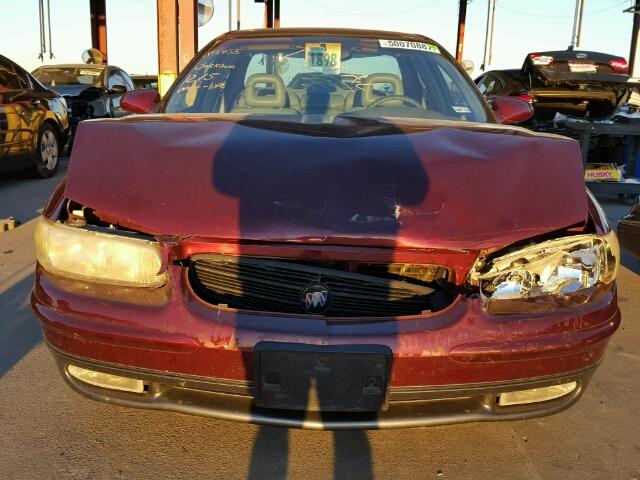 2G4WF5217W1516182 - 1998 BUICK REGAL GS MAROON photo 9