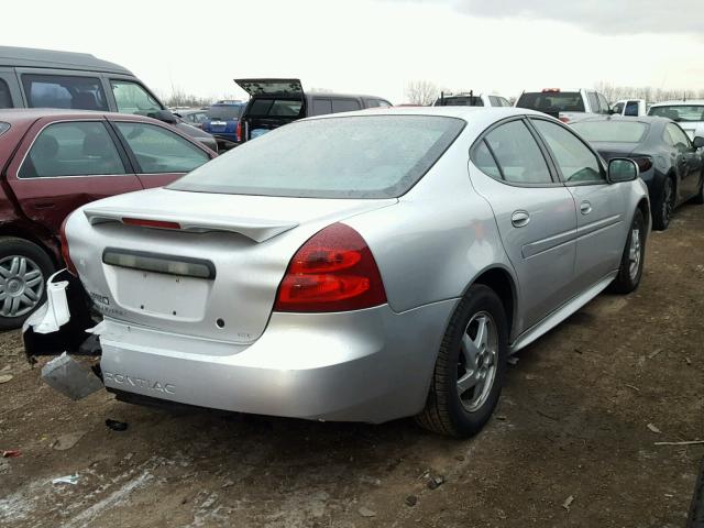 2G2WS522X41117180 - 2004 PONTIAC GRAND PRIX ვერცხლისფერი ფოტო 4