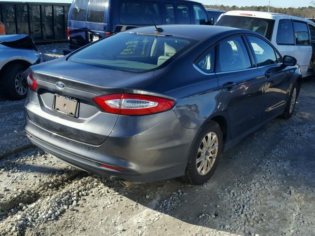 3FA6P0G78FR141437 - 2015 FORD FUSION S CHARCOAL photo 4