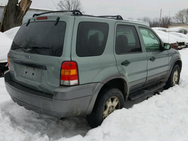 1FMCU931X6KA55378 - 2006 FORD ESCAPE XLT GREEN photo 4