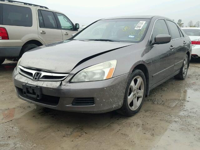 1HGCM65516A013563 - 2006 HONDA ACCORD EX GRAY photo 2