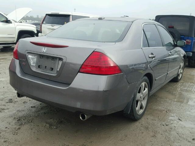 1HGCM65516A013563 - 2006 HONDA ACCORD EX GRAY photo 4