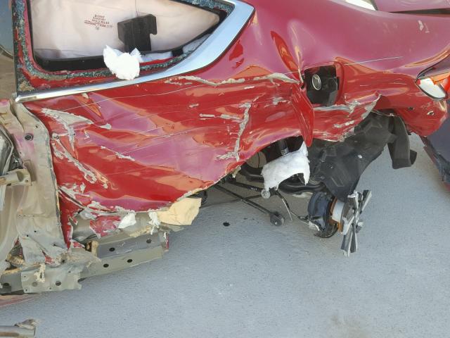 1HGCT1B4XGA005724 - 2016 HONDA ACCORD LX- RED photo 9