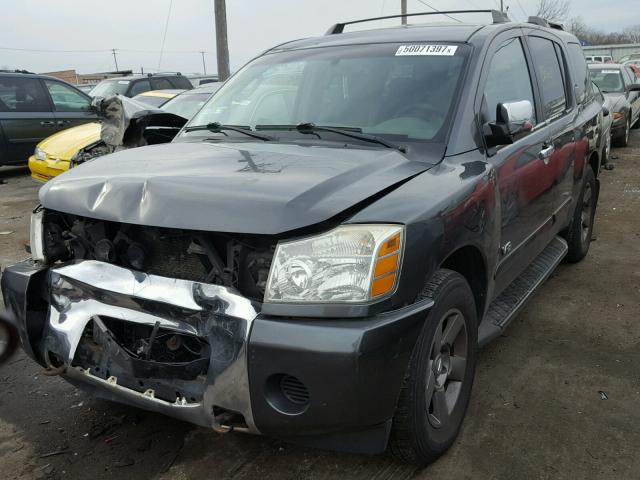 5N1AA08B15N705130 - 2005 NISSAN ARMADA SE GRAY photo 2