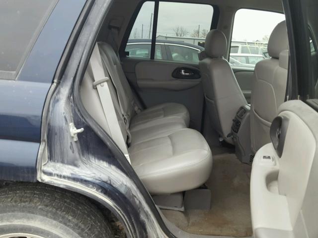 1GNDS13S382125094 - 2008 CHEVROLET TRAILBLAZE BLUE photo 6