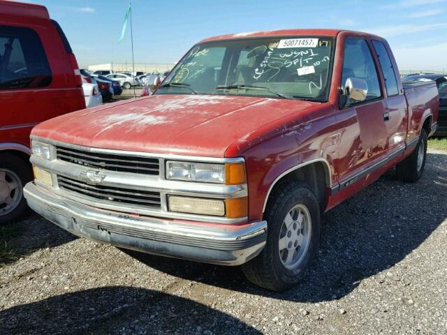 2GCEC19K5R1154194 - 1994 CHEVROLET GMT-400 C1 RED photo 2