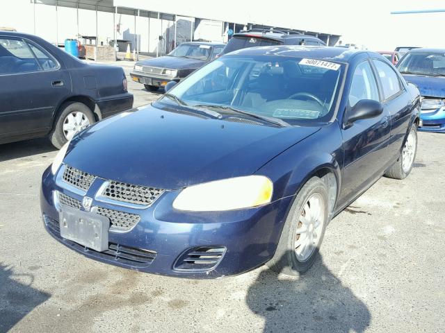 1B3EL46X26N277349 - 2006 DODGE STRATUS SX BLUE photo 2