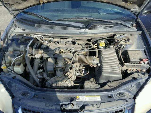 1B3EL46X26N277349 - 2006 DODGE STRATUS SX BLUE photo 7