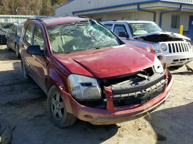 2CNDL23F066188048 - 2006 CHEVROLET EQUINOX LS MAROON photo 1