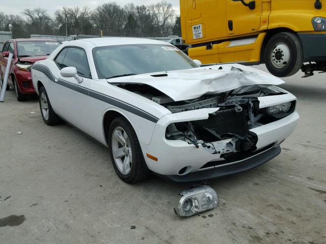 2C3CDYAG4CH139323 - 2012 DODGE CHALLENGER WHITE photo 1