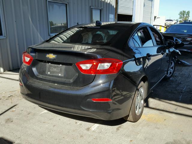 1G1BC5SM1H7182557 - 2017 CHEVROLET CRUZE LS BLACK photo 4