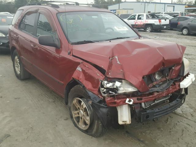 KNDJC733055368697 - 2005 KIA SORENTO EX BURGUNDY photo 1