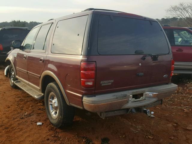 1FMRU17L5YLB16799 - 2000 FORD EXPEDITION MAROON photo 3