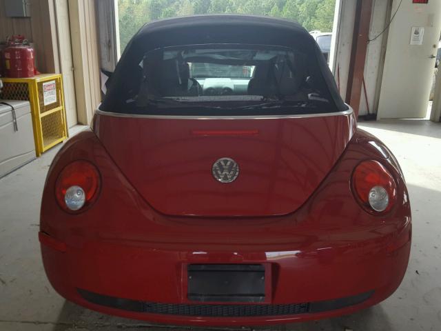 3VWRF31Y56M309171 - 2006 VOLKSWAGEN NEW BEETLE 红色 照片 9