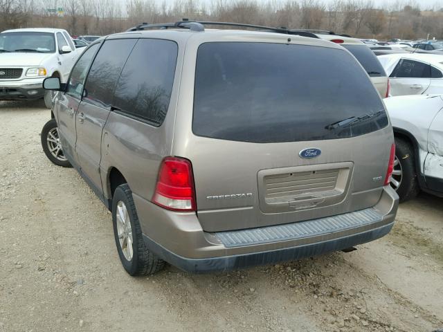 2FMDA57644BA65326 - 2004 FORD FREESTAR S TAN photo 3