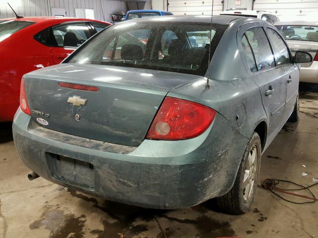 1G1AF5F50A7169004 - 2010 CHEVROLET COBALT 2LT BLUE photo 4