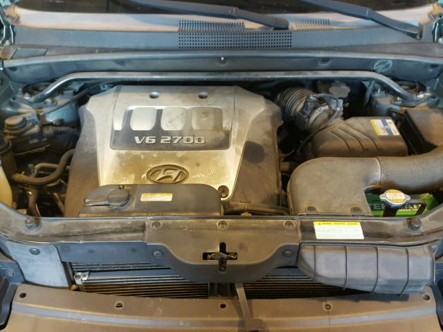 KM8JN72D56U377726 - 2006 HYUNDAI TUCSON GLS BLUE photo 7