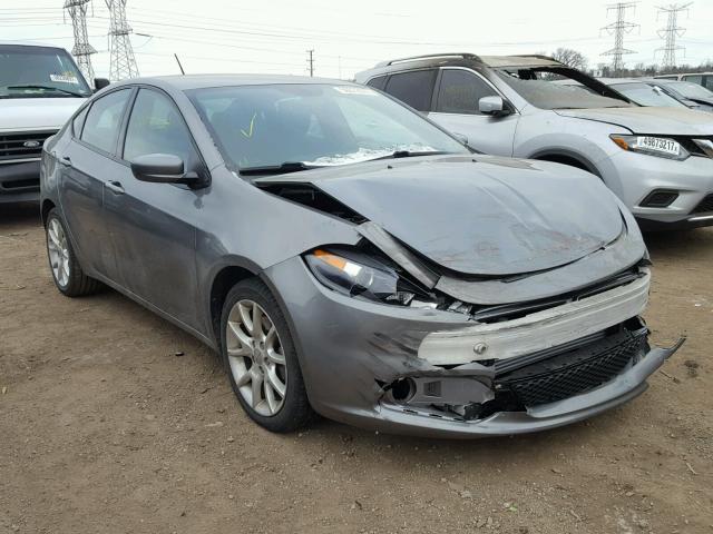 1C3CDFBH6DD184967 - 2013 DODGE DART SXT GRAY photo 1