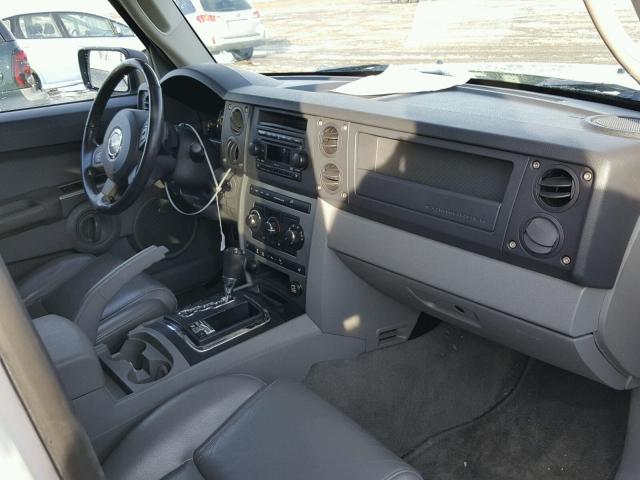 1J8HG48P17C592078 - 2007 JEEP COMMANDER WHITE photo 5