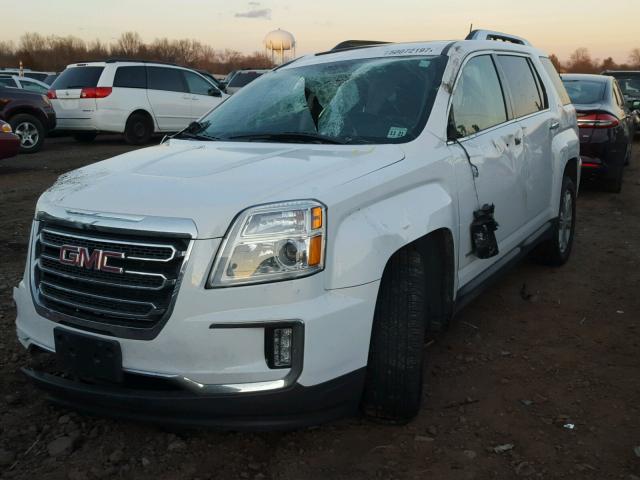 2GKFLUEK5H6118880 - 2017 GMC TERRAIN SL WHITE photo 2