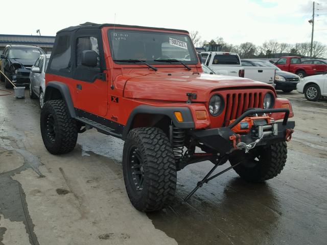 1J4FA39S95P310976 - 2005 JEEP WRANGLER X ORANGE photo 1