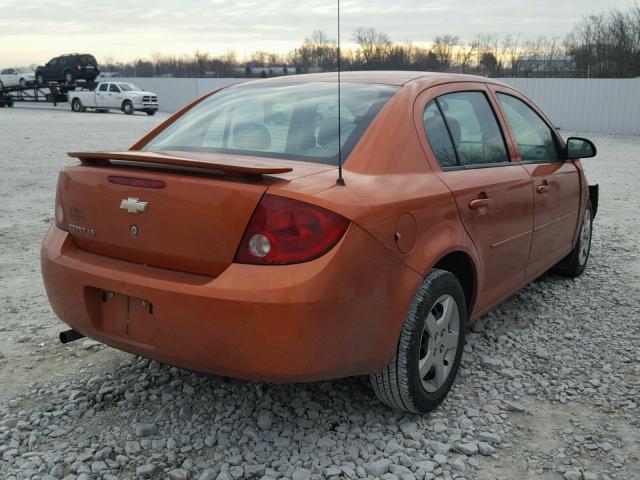 1G1AK55FX77191350 - 2007 CHEVROLET COBALT LS ORANGE photo 4