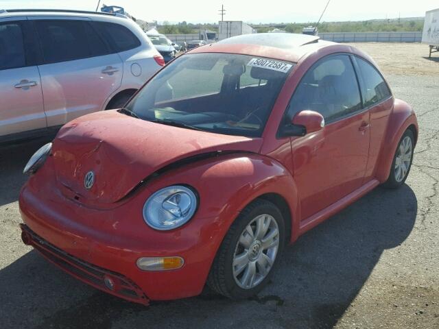 3VWCD21C13M436716 - 2003 VOLKSWAGEN NEW BEETLE RED photo 2