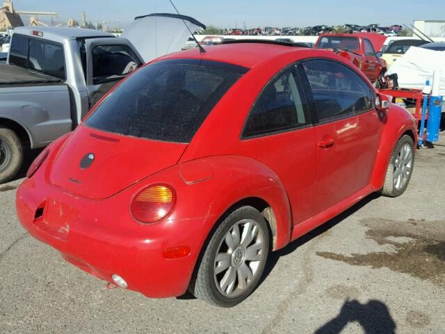 3VWCD21C13M436716 - 2003 VOLKSWAGEN NEW BEETLE RED photo 4