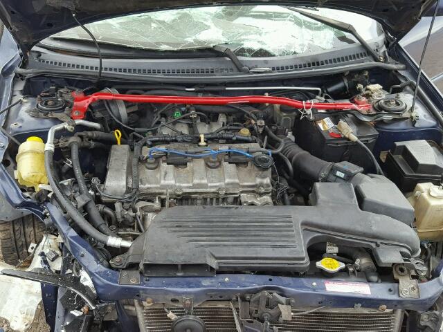 JM1BJ245621475530 - 2002 MAZDA PROTEGE PR BLUE photo 7