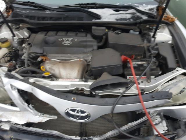 4T1BF3EK2AU059317 - 2010 TOYOTA CAMRY BASE SILVER photo 7