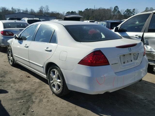 1HGCM567X6A062089 - 2006 HONDA ACCORD EX WHITE photo 3