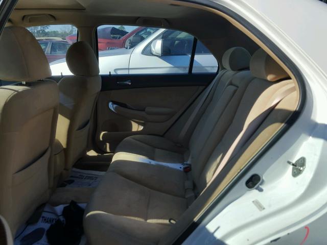 1HGCM567X6A062089 - 2006 HONDA ACCORD EX WHITE photo 6