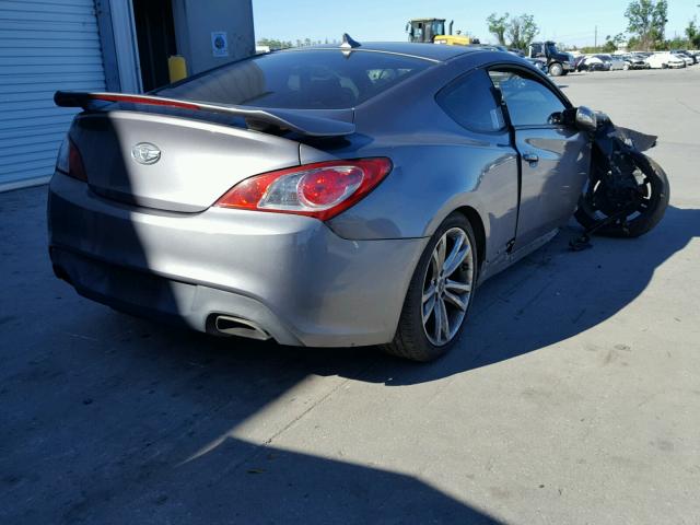 KMHHU6KH3BU057698 - 2011 HYUNDAI GENESIS CO GRAY photo 4