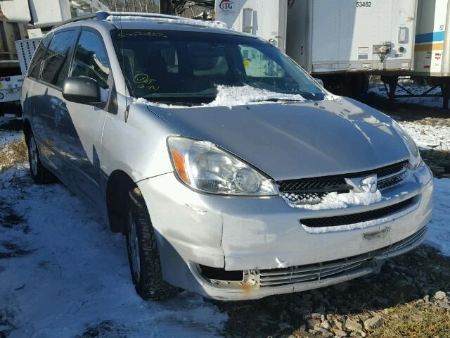 5TDZA23C75S364393 - 2005 TOYOTA SIENNA CE SILVER photo 1