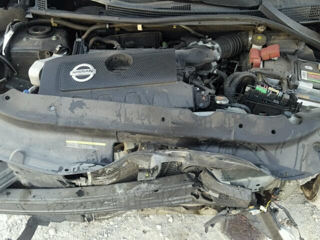 3N1AB7AP5EL614848 - 2014 NISSAN SENTRA S GRAY photo 7