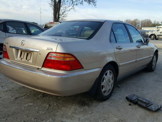 JH4KA9659YC014307 - 2000 ACURA 3.5RL TAN photo 4