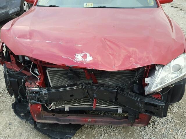 4T1BK46K49U097367 - 2009 TOYOTA CAMRY SE RED photo 9