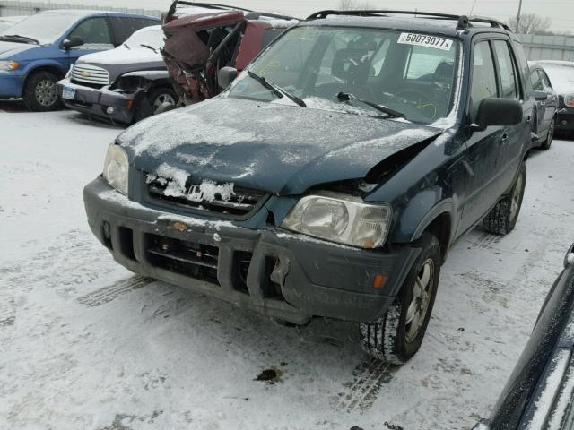 JHLRD1855VC067025 - 1997 HONDA CRV GREEN photo 2