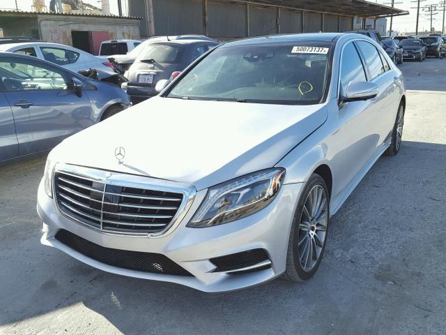 WDDUG8CB8EA024885 - 2014 MERCEDES-BENZ S 550 SILVER photo 2