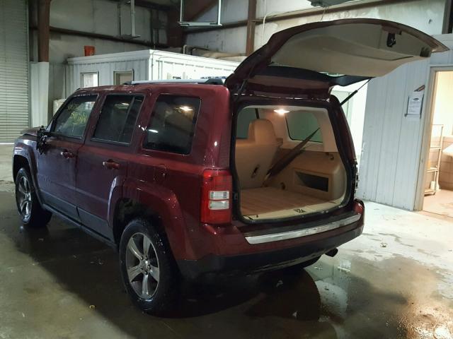 1C4NJRFB0HD206424 - 2017 JEEP PATRIOT LA RED photo 3