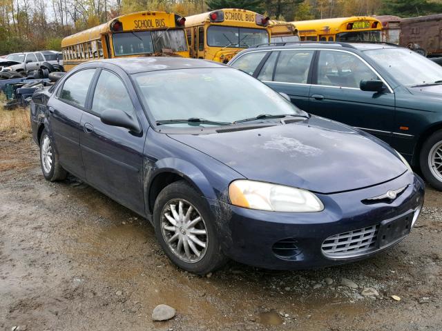 1C3EL46X62N286844 - 2002 CHRYSLER SEBRING LX BLUE photo 1