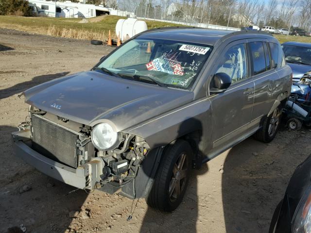 1J8FF47WX8D510699 - 2008 JEEP COMPASS SP TAN photo 2