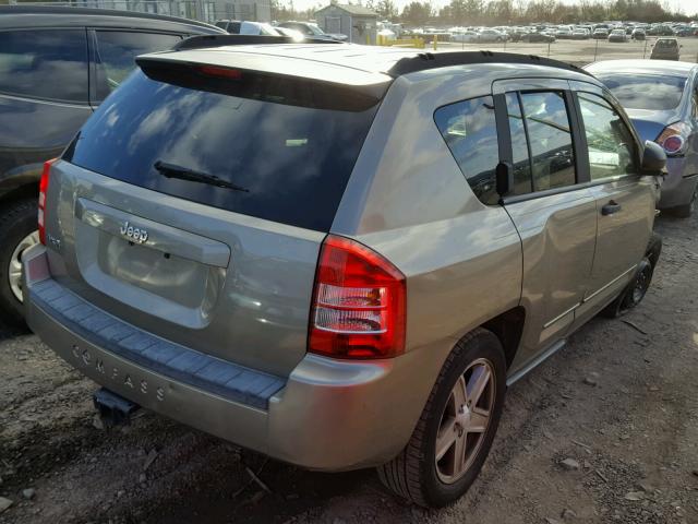 1J8FF47WX8D510699 - 2008 JEEP COMPASS SP TAN photo 4